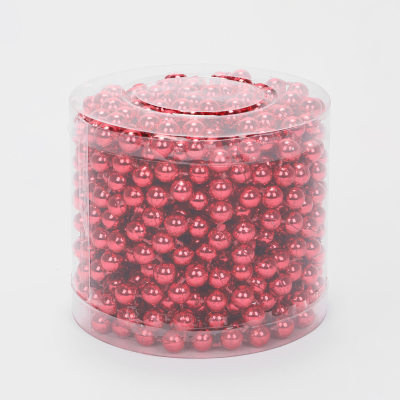 Изображение товара Гирлянда из бусин Yiwu E-commerce красная 10 м украшение для праздника