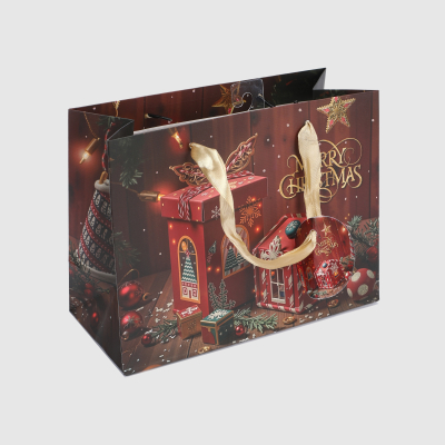 Изображение товара Подарочный пакет размером 23x10x18 см от Ad trend в ассортименте