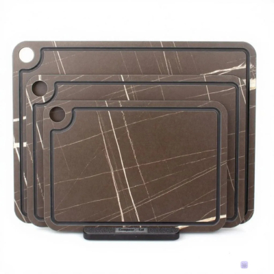 Изображение товара Набор досок ComposeEat на подставке - 4 шт, коричневый, композит