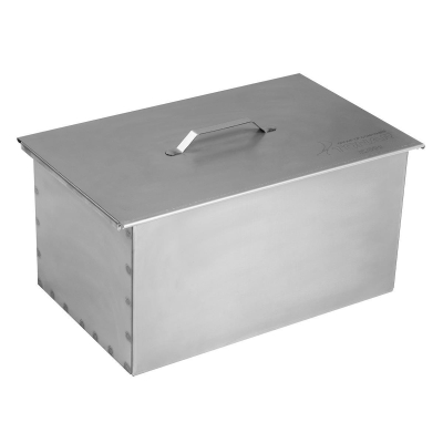 Изображение товара Коптильня двухъярусная Тонар с поддоном для сбора жира 45х28х24 см сталь 1,5 мм (К-001)