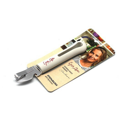 Изображение товара Открывалка для бутылок Едим дома ED259 белая - удобный и стильный кухонный аксессуар