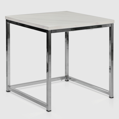 Изображение товара Стол журнальный Shengfang металл и МДФ 50х60х50 см современный дизайн