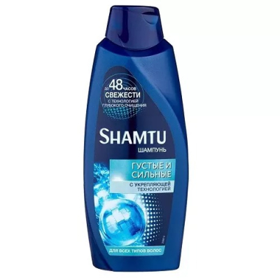 Изображение товара Шампунь Shamtu Густые и сильные для мужчин 300 мл укрепляющая технология