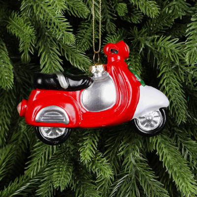 Изображение товара Рождественское украшение мотоцикл 13 см Царь-Елка