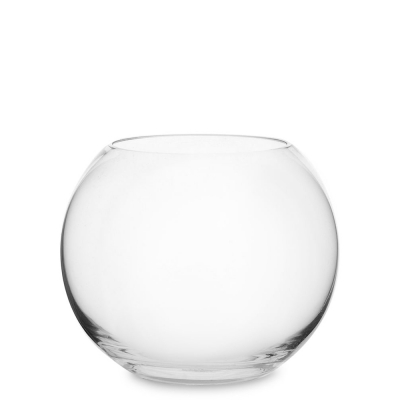 Изображение товара Ваза-шар Неман Гладь 22 см из стекла для оформления интерьера