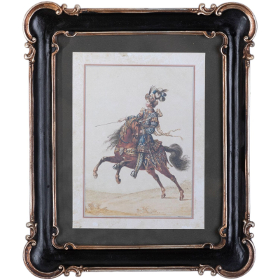 Изображение товара Настенное панно Glasar всадник 27x3x32 см античный стиль многоцветное