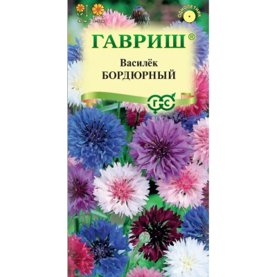 Изображение товара Семена Гавриш Василек Бордюрный, посевной (смесь) 0,2 г Изображение товара Семена Гавриш Василек Бордюрный, посевной (смесь) 0,2 г