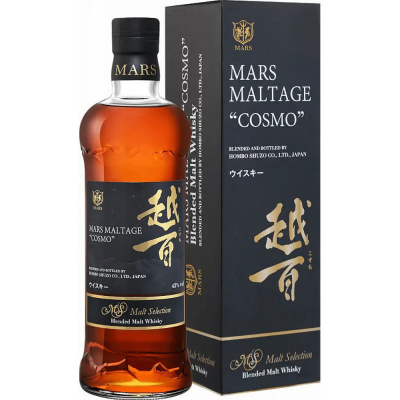 Изображение товара Виски Японский солодовый Hombo Shuzo Mars Maltage "Cosmo" 0.7 л Изображение товара Виски Японский солодовый Hombo Shuzo Mars Maltage "Cosmo" 0.7 л