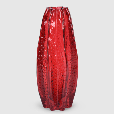 Изображение товара Ваза Mercury Deco стеклянная красная 12,5х29,5 см