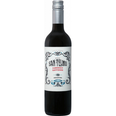 Изображение товара Вино красное полусухое San Telmo, Cabernet Sauvignon 0,75 л