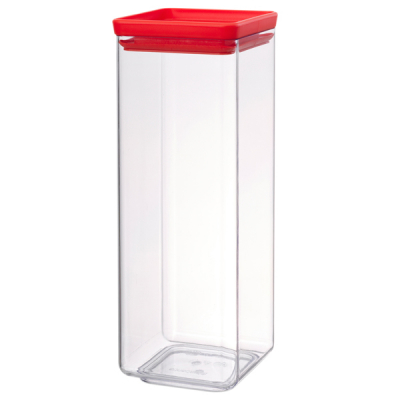 Изображение товара Контейнер Brabantia Tasty Colours 2,5 л красный для хранения продуктов Изображение товара Контейнер Brabantia Tasty Colours 2,5 л красный для хранения продуктов