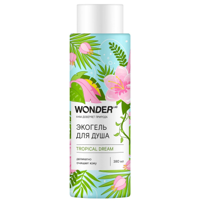 Изображение товара Экогель для душа Wonder Lab Tropical dream 0,38 л