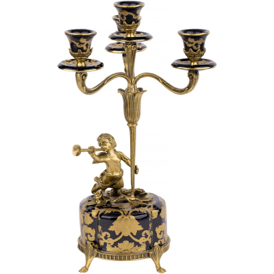 Изображение товара Подсвечник с ангелом Glasar 17х17х31 см