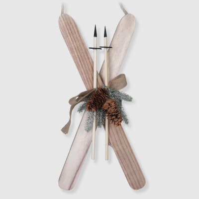 Изображение товара Подвеска Mercury NY лыжи из дерева 45х23 см