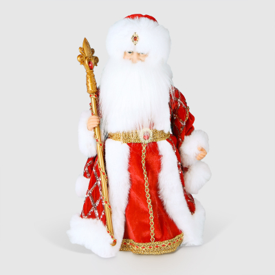 Изображение товара Фигура с мелодией Sote Toys Дед Мороз в красной шубе 50 см