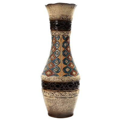 Изображение товара Керамическая ваза Porc-серик букет камень ручная роспись 65 см