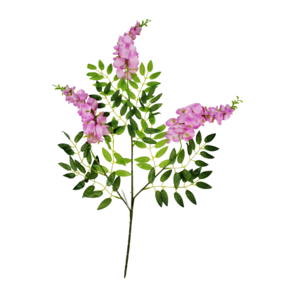 Изображение товара Ветка искусственной глицинии Конэко-О 80 см розовая