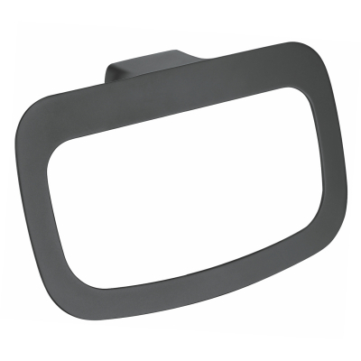Изображение товара Держатель для полотенец кольцо Wasserkraft черный 24х14,4х7,3 см