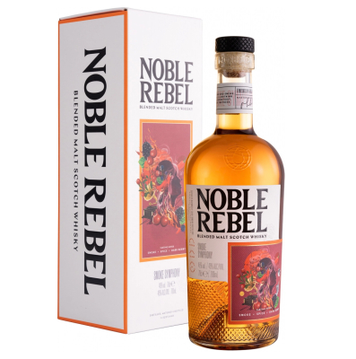 Изображение товара Виски купажированный Noble Rebel Smoke Symphony Blended Malt 0.7л 46% Изображение товара Виски купажированный Noble Rebel Smoke Symphony Blended Malt 0.7л 46%