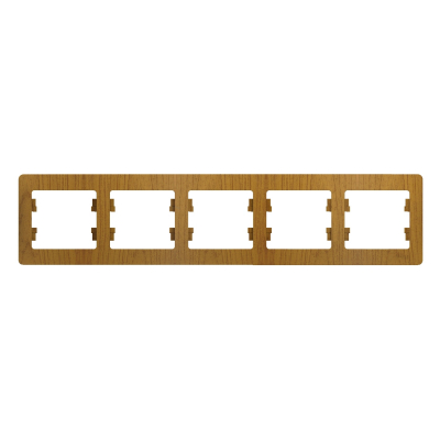 Изображение товара Рамка Schneider Electric Glossa горизонтальная 5 постов