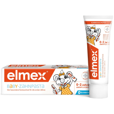 Изображение товара Паста зубная Colgate Элмекс для детей 0-2 лет 50 мл