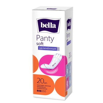 Изображение товара Ежедневные гигиенические прокладки Bella Panty soft удлинённые 20 шт