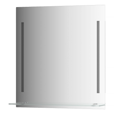 Изображение товара Зеркало Evoform с полочкой 70 см с 2-мя встроенными LED-светильниками 11 W 70x75 см 