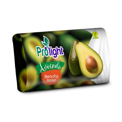 Изображение товара Мыло туалетное PROLIGHT Авокадо 115 гр. для рук натуральное бережное гигиена