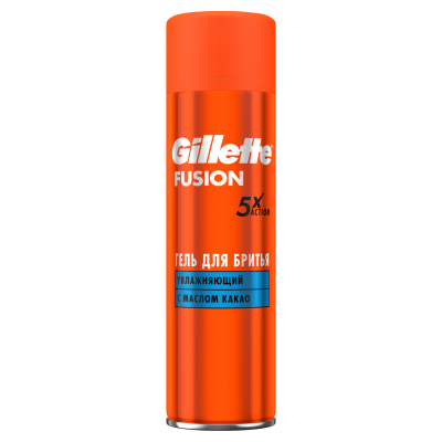 Изображение товара Гель для бритья Gillette Fusion5 Ultra Moisturizing 200 мл увлажняющий для мужчин Изображение товара Гель для бритья Gillette Fusion5 Ultra Moisturizing 200 мл увлажняющий для мужчин
