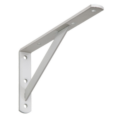 Изображение товара Кронштейн Aldeghi luigi усиленный 245X100X20X4 мм белый