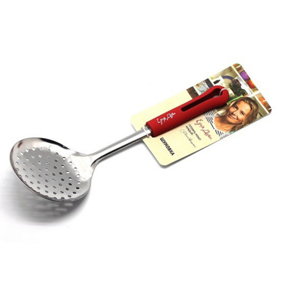 Изображение товара Красная шумовка Едим дома ED195 из нержавеющей стали для кухни