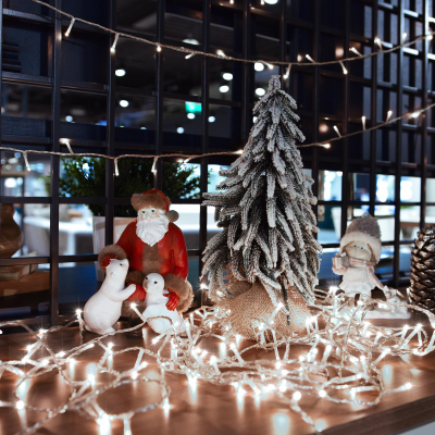 Изображение товара Гирлянда Lotti XTL-IR 500 leds холодный белый с пультом управления 20 м на батарейках