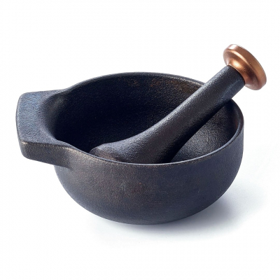 Изображение товара Ступка с пестиком Beka Nori из чугуна для измельчения специй и трав