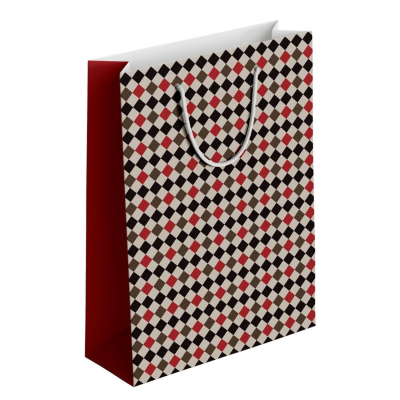 Изображение товара Подарочный пакет Be Smart Cage красный 32х49 см яркий и прочный для подарков Изображение товара Подарочный пакет Be Smart Cage красный 32х49 см яркий и прочный для подарков