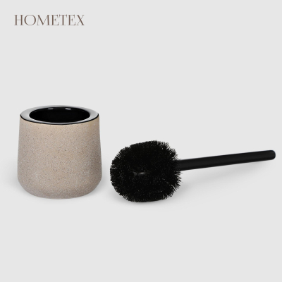 Изображение товара Держатель с ершиком Hometex из керамики габбро глазурь