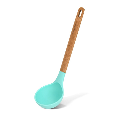 Изображение товара Половник Fissman Essential силиконовый с деревянной ручкой 31,5 см