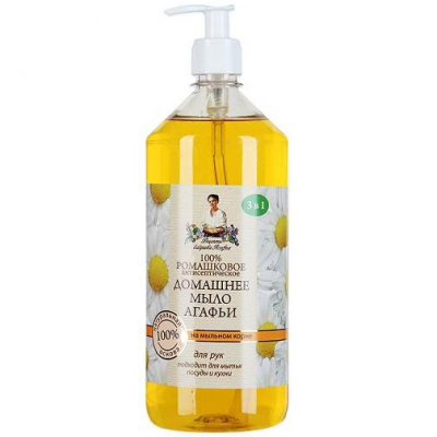 Изображение товара Жидкое мыло домашнее 1 л с экстрактом ромашки