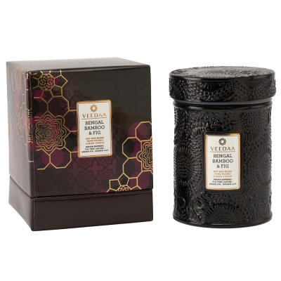 Изображение товара Ароматическая свеча Veedaa Bengal Bamboo & Fig в стекле