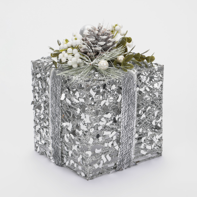 Изображение товара Декоративная фигура James arts подарок серебристый 14х14х20 см