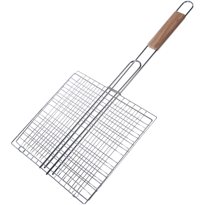 Изображение товара Решетка для гриля Keyo деревянная ручка 55x22x27 см