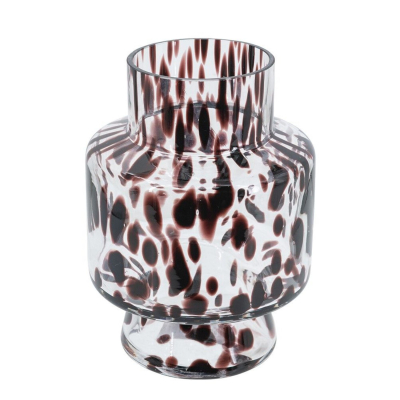 Изображение товара Стеклянная ваза Glasar 13х13х20 см для цветов и декора