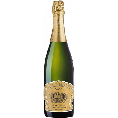 Изображение товара Игристое вино белое сухое "Castell de Ribes" Brut Nature, Cava DO, 0,75 л