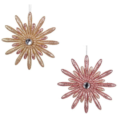 Изображение товара Игрушка елочная Kurt S. Adler снежинка 10 см в ассортименте