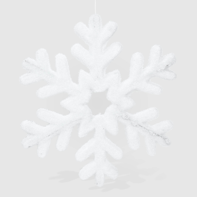 Изображение товара Снежинка подвесная James arts белая 40x2,5x40 см для елки