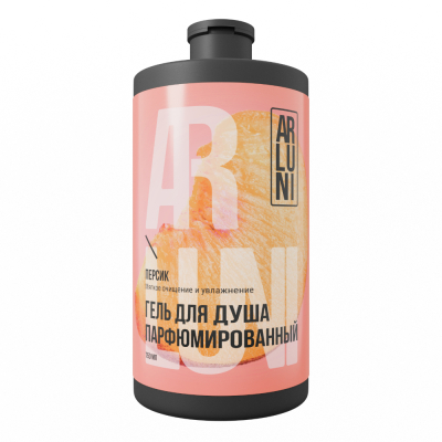 Изображение товара Гель для душа парфюмированный Arluni персик 750 мл