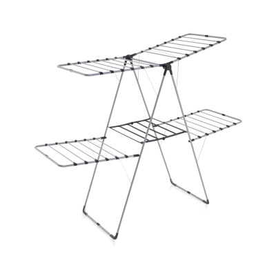 Изображение товара Сушилка для белья PERILLA Luiza two tier B&G - Серебристая и Черная Изображение товара Сушилка для белья PERILLA Luiza two tier B&G - Серебристая и Черная