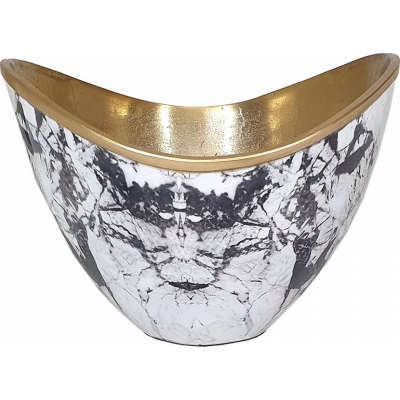 Изображение товара Чаша Glasar черная 25x25x18 см