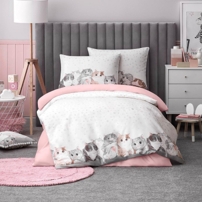 Изображение товара Комплект постельного белья Kids by Togas Китти белый Подростковый