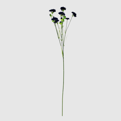 Изображение товара Гвоздика Конэко-О искусственная, синяя 65 см