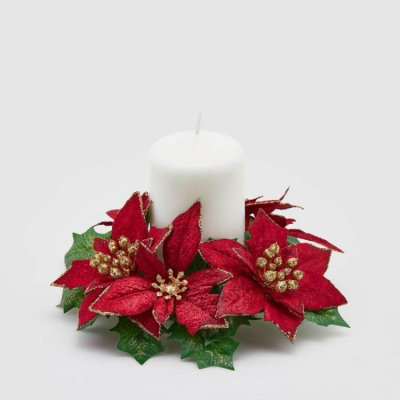 Изображение товара Украшение для свечи Edg пуанцетия 16 см